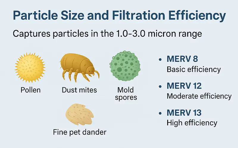MERV 12 Filter Explained Efficiency Particle Range & HVAC Use