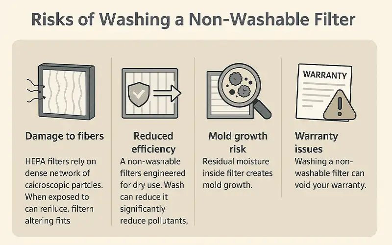 Can You Wash a HEPA Filter Safe Guide Key Risks