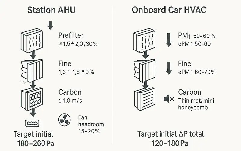 Choosing media for metros ePM1 prefilters fine filters and carbon layers