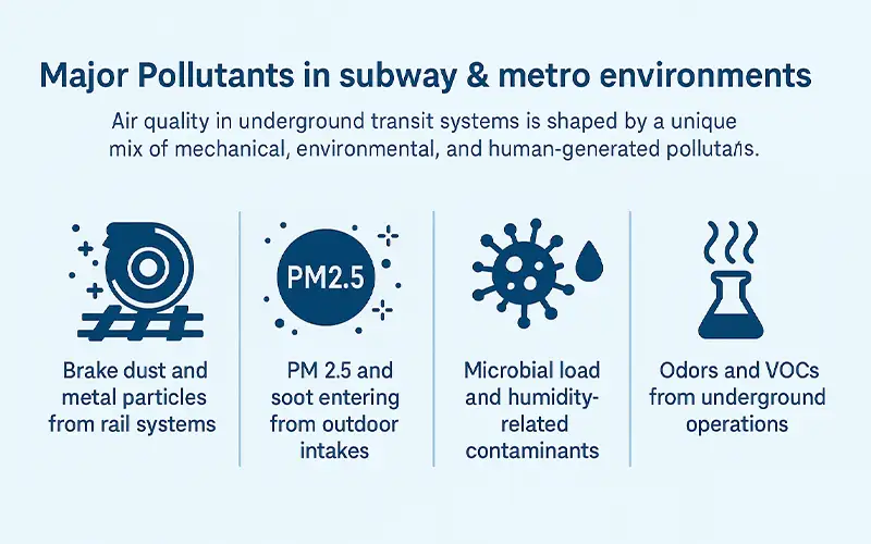 How HVAC Filters Improve Air Quality in Subway & Metro Stations