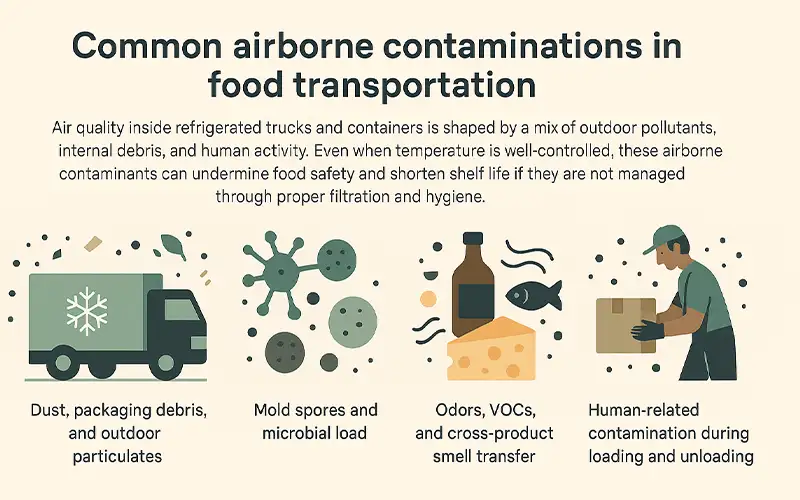 Why Air Filtration Matters in Cold Chain Food Transportation